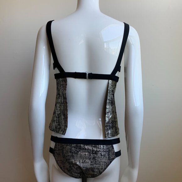 Hula Honey push up apron back foil tankini top - Picture 10 of 11